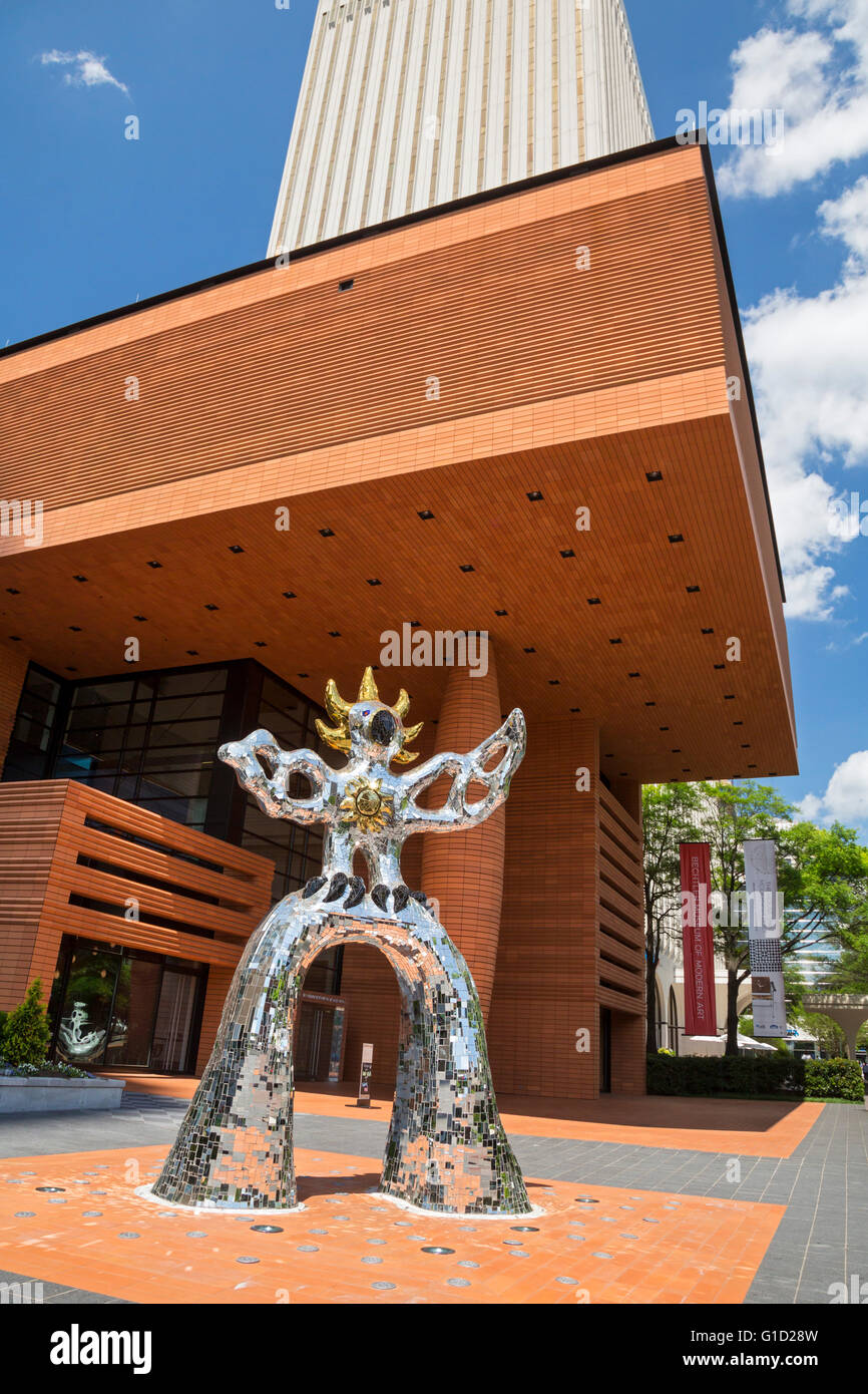 Charlotte, North Carolina - das Bechtler Museum of Modern Art. Stockfoto