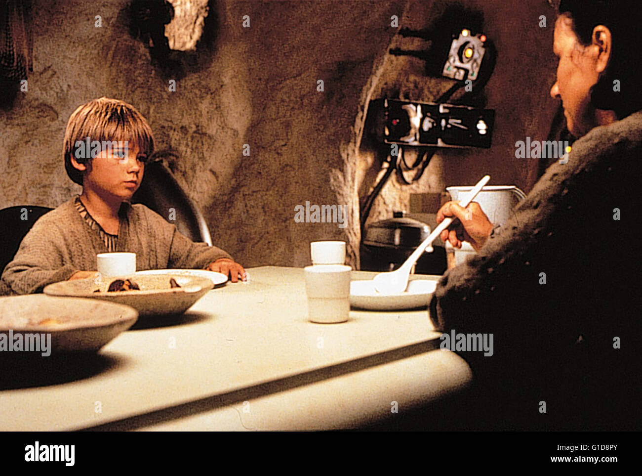 Star Wars: Episode - Die Dunkle wobei / Jake Lloyd / Pernilla August Stockfoto