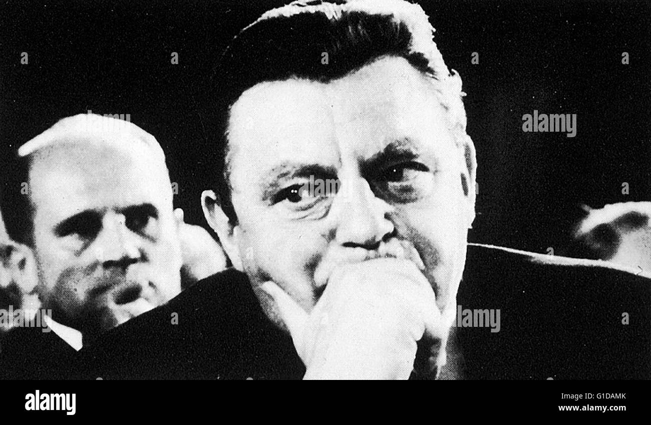Kandidat, Der / Franz-Josef Strauß, Stockfoto