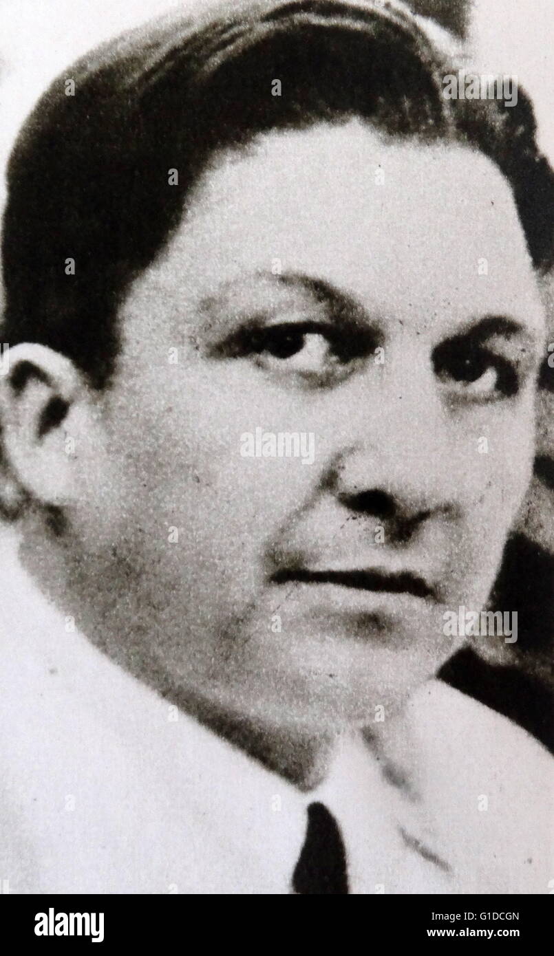 Rafael De La Cruz Franco Ojeda (1896 – 1973) Präsident von Paraguay vom 17. Februar 1936, 13. August 1937 Stockfoto