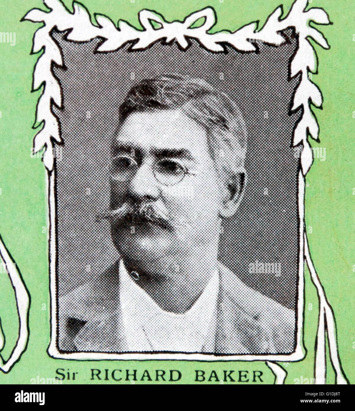Richard Baker (australischer Politiker) (1842 – 1911), australischer Politiker, erster Präsident des Senats Stockfoto