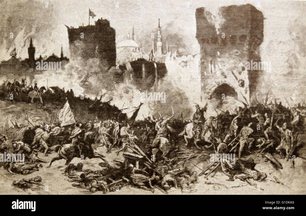 Conquest of constantinople Fotos und Bildmaterial in hoher Auflösung
