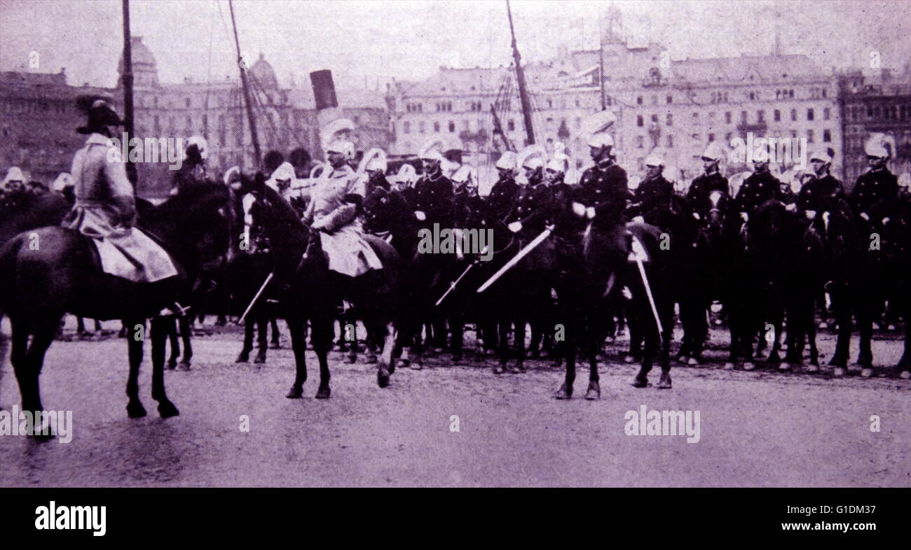 Fotografisches Porträt von König Gustaf V von Schweden (1858-1950). Vom 20. Jahrhundert Stockfoto