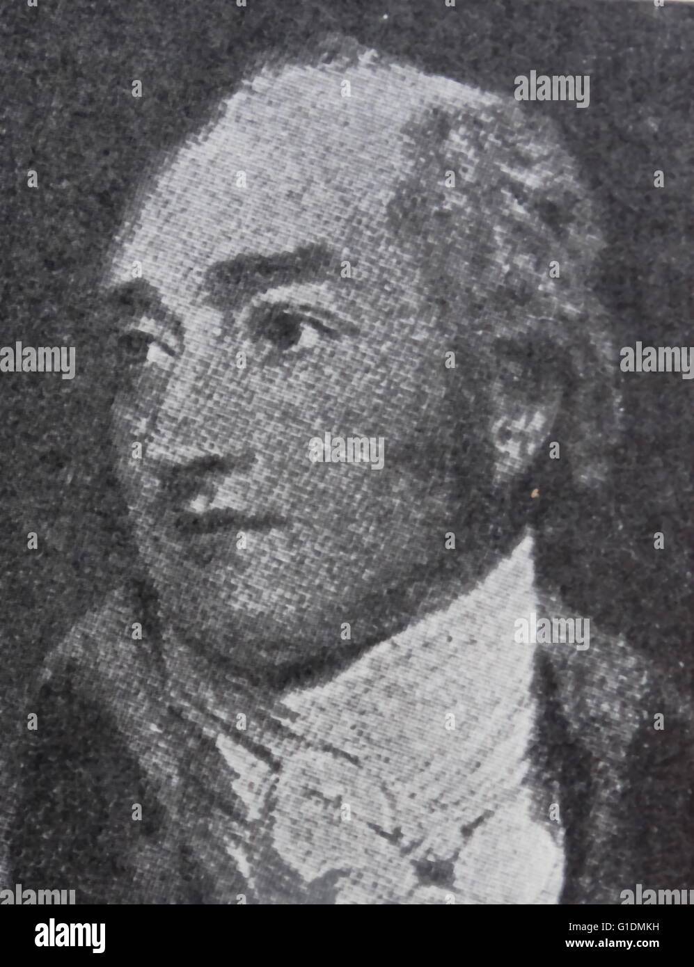 Porträt von George Canning (1770-1827), britischer Staatsmann und ehemaliger Tory Politiker und Premierminister. Vom 19. Jahrhundert Stockfoto