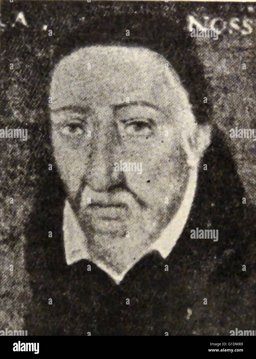 Porträt von George Buchanan (1506-1582), ein schottischer Historiker und humanistischer Gelehrter. Datiert aus dem 16. Jahrhundert Stockfoto