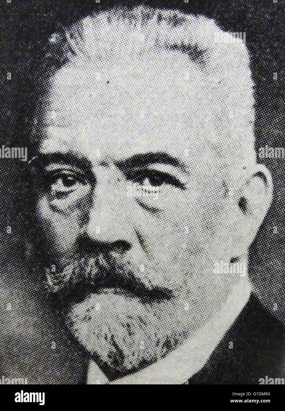 Porträt von Theobald von Bethmann-Hollweg (1856-1921), deutscher Politiker und Staatsmann, der als Kanzler des Deutschen Reiches diente. Vom 20. Jahrhundert Stockfoto