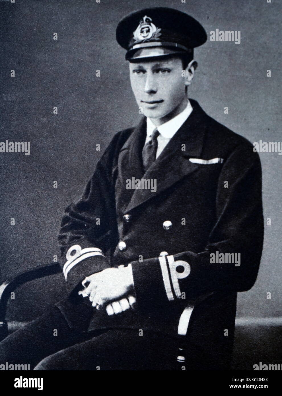 Foto von Prinz Albert Frederick Arthur George (1895 – 1952). Vom 19. Jahrhundert Stockfoto