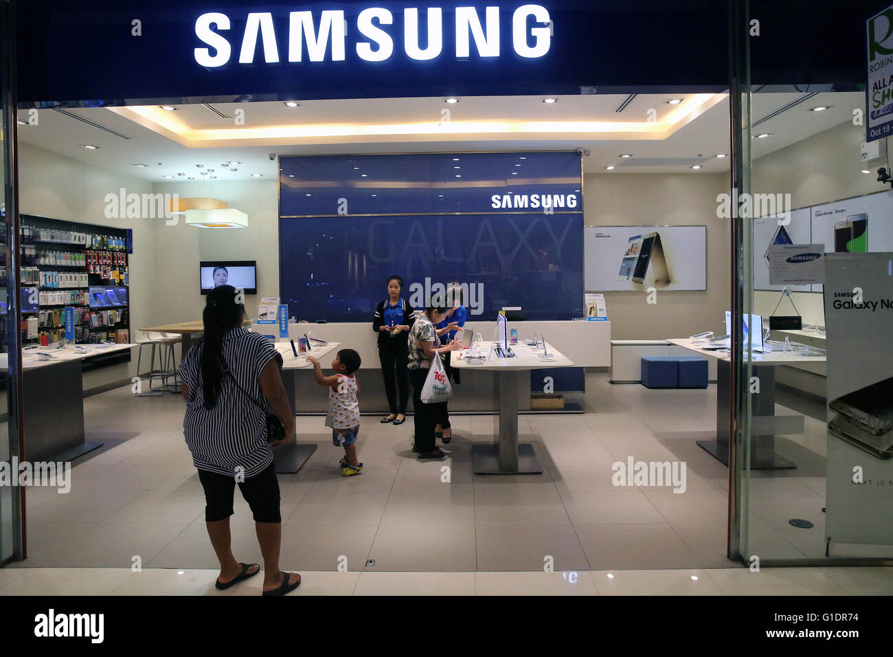 Samsung Store. Bangkok. Thailand. Stockfoto