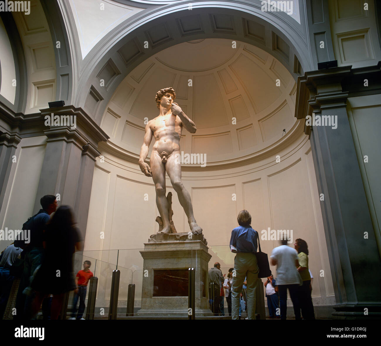 Statue des David von Michelangelo in der Galeria Dell Accademia