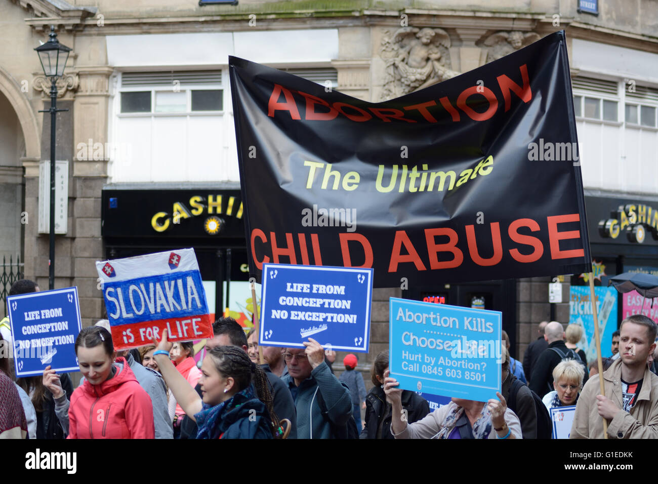 Pro Life Rallye Birmingham 14. Mai 2016 Stockfoto