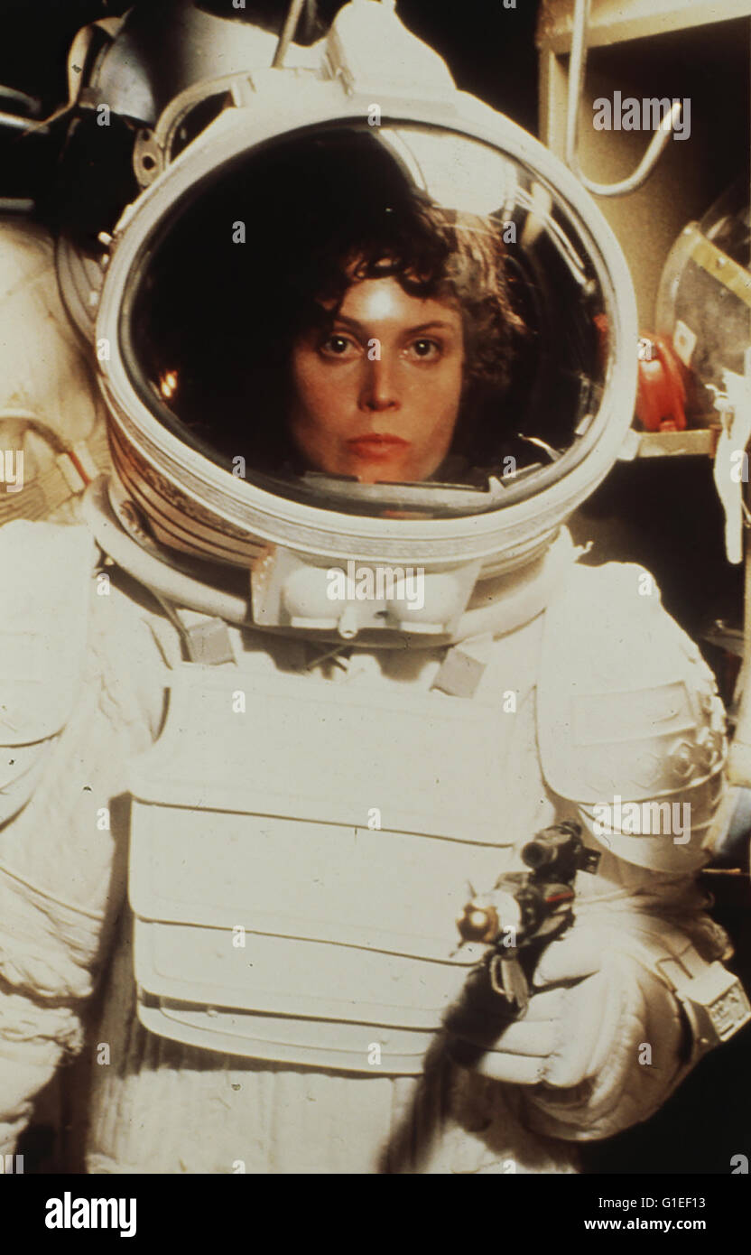 Alien - Das Unheimliche Wesen aus Einer Fremden Welt / Sigourney Weaver / Alien/Ausländer/Alien/Alien: Auferstehung Stockfoto