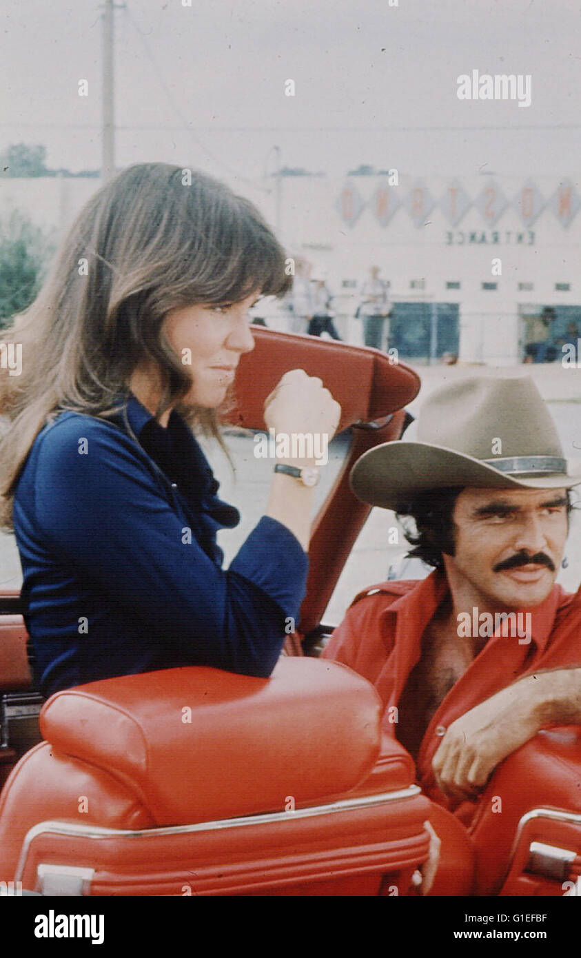 Ausgekochtes Schlitzohr, Ein / Sally Field / Burt Reynolds Stockfoto