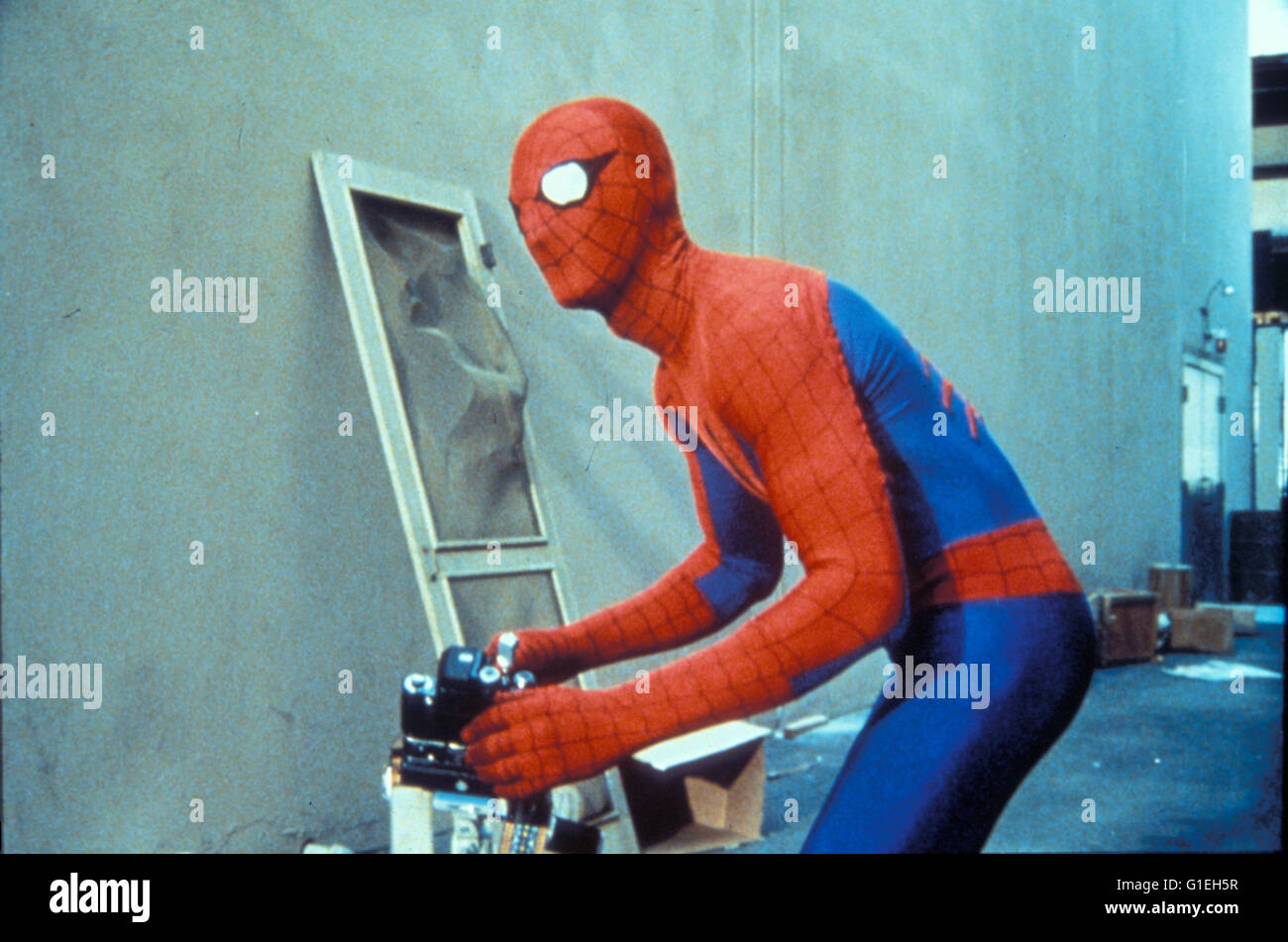 Spider-Man Schlägt Zurück / Spider-Man Strikes Back / Nicholas Hammond Stockfoto
