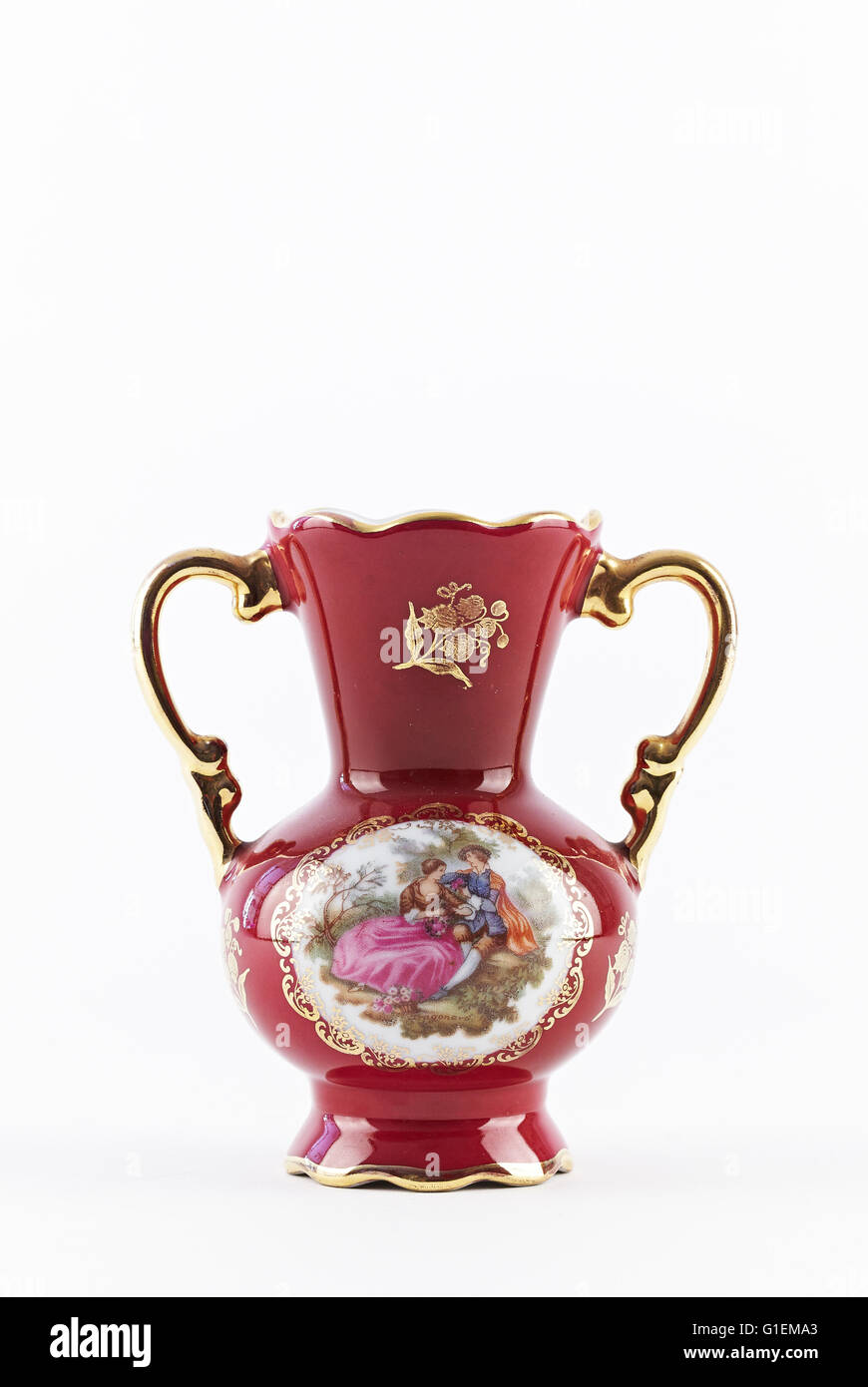 Keramik von Limoges. Frankreich. Stockfoto