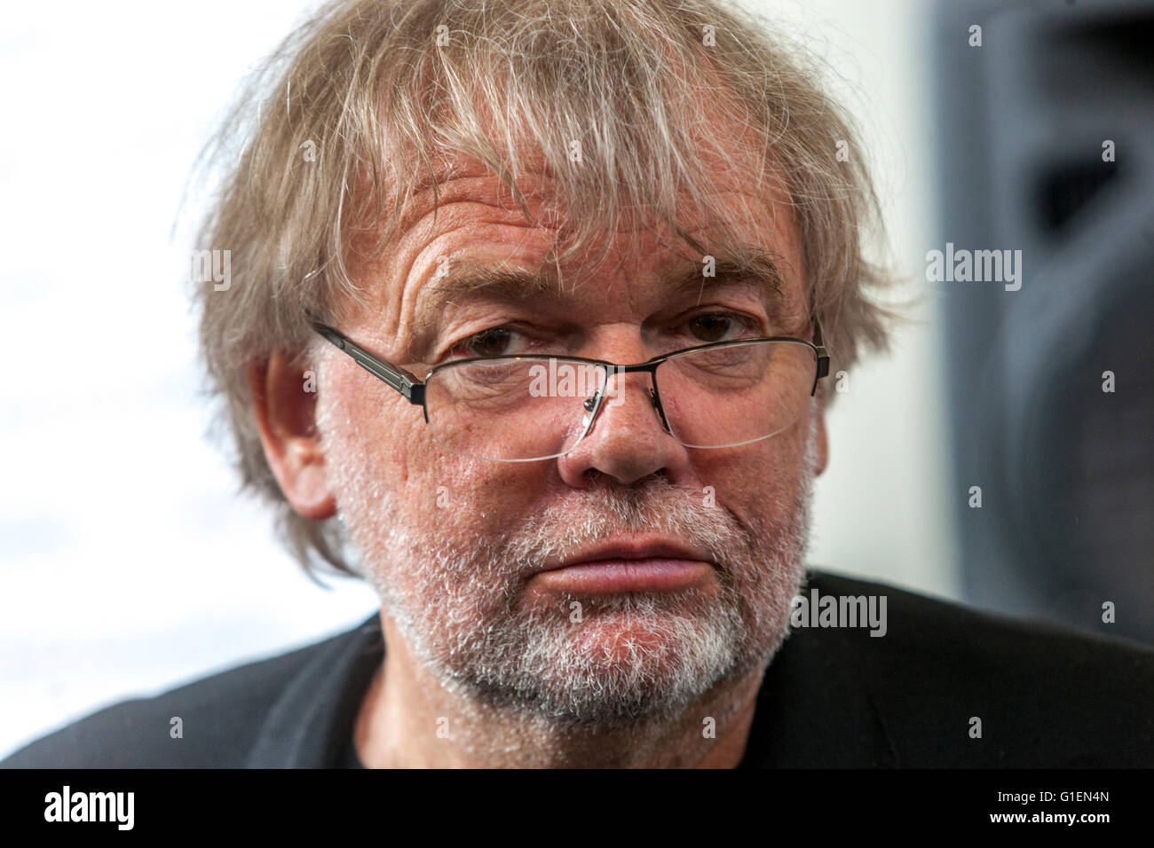 Jostein Gaarder, norwegischer Schriftsteller bei seinem Besuch in Prag Stockfoto