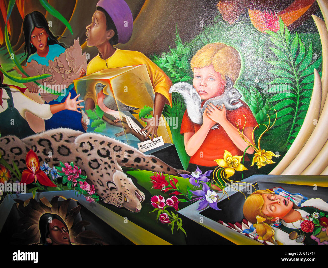 Denver International Airport Mural Stockfotos Und Bilder Kaufen Alamy