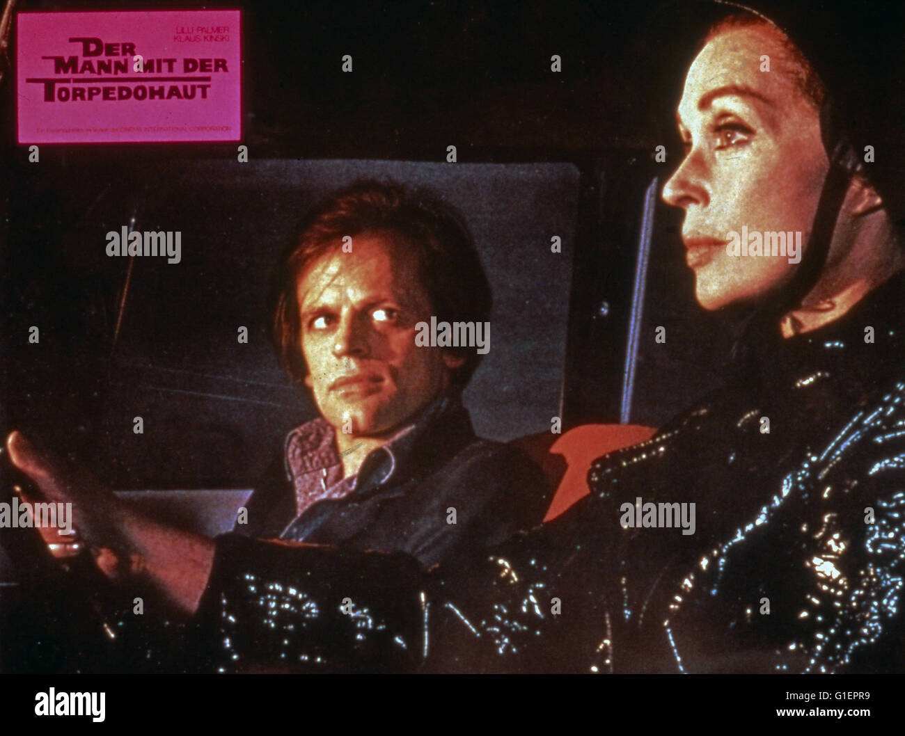 La Peau de Torpedo, Deutschland/Frankreich/Italien 1970, Regie: Jean Delannoy, Monia: Klaus Kinski, Lilli Palmer Stockfoto