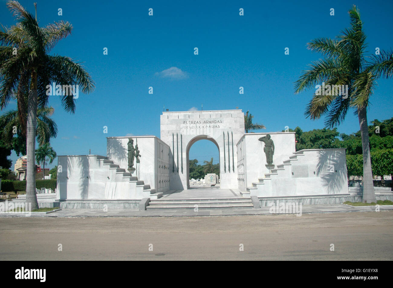 Friedhof: Nekropole Cristobal Colon, Havanna, Kuba. Stockfoto