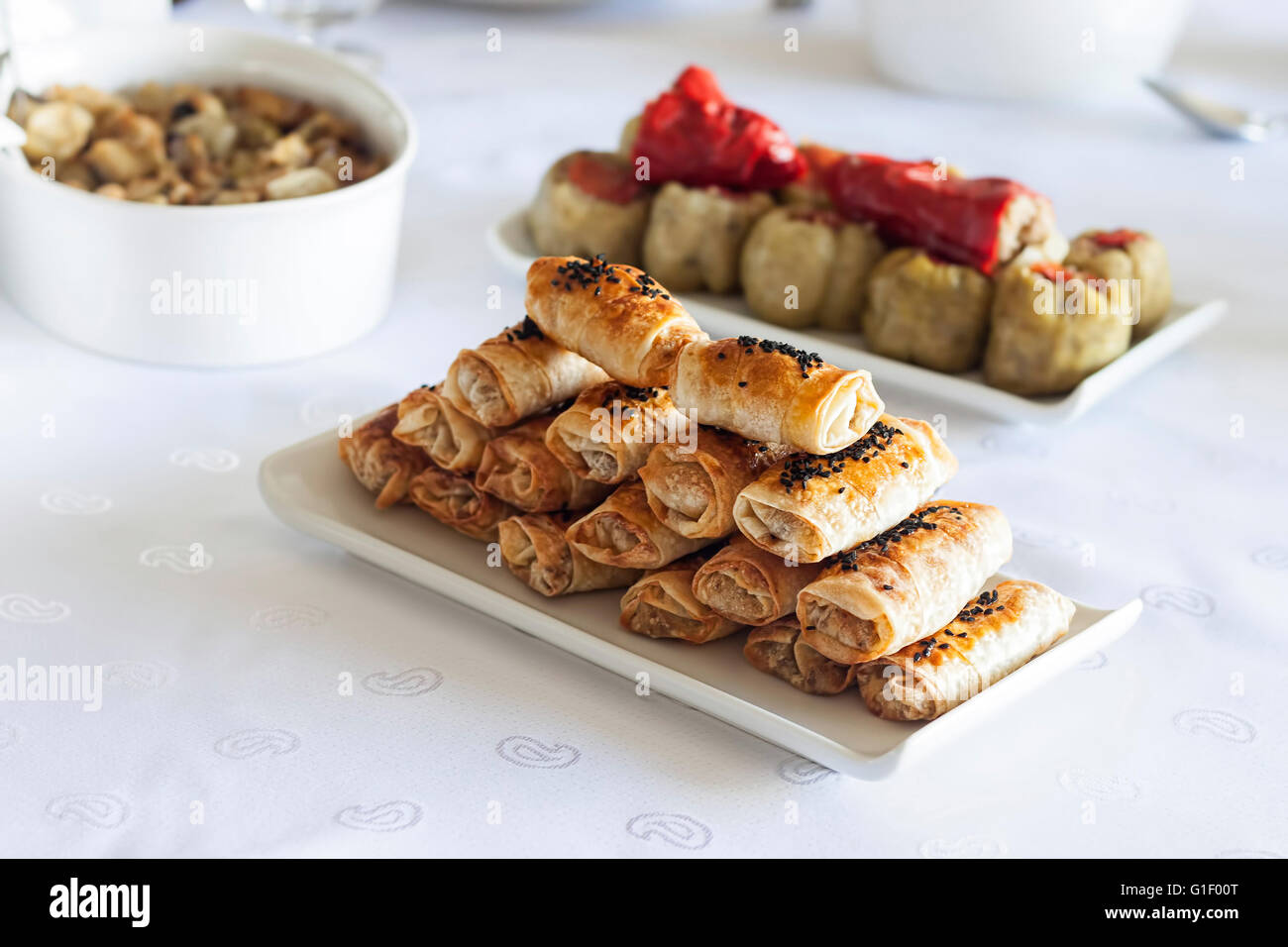 Türkischen Stil borek Stockfoto