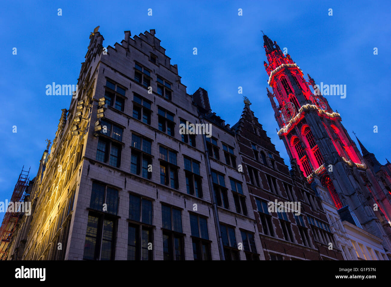 Kathedrale unserer lieben Frau in Antwerpen in Belgien Stockfoto