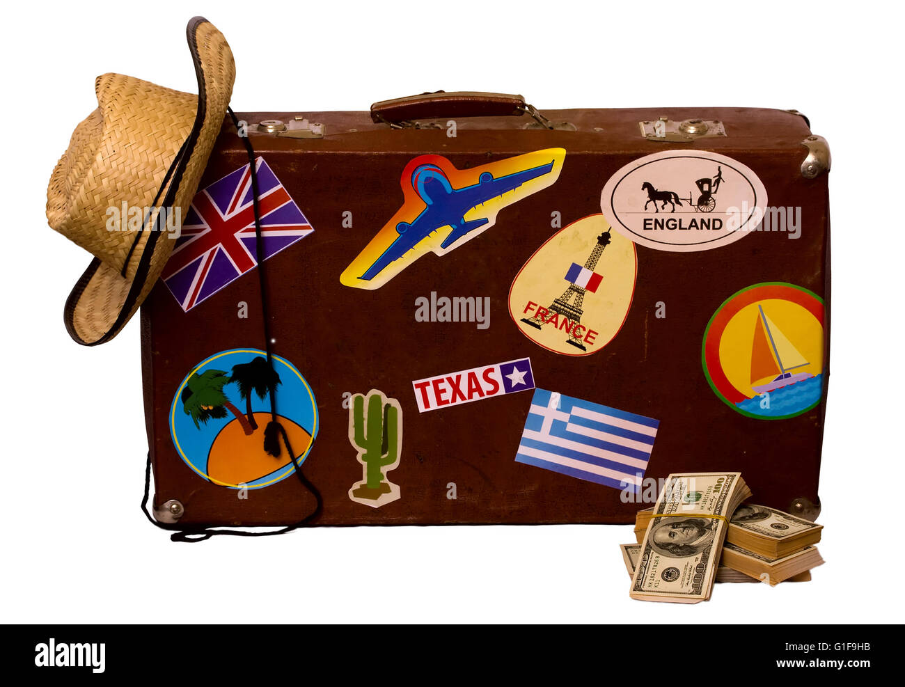 Suitcase sticker -Fotos und -Bildmaterial in hoher Auflösung – Alamy
