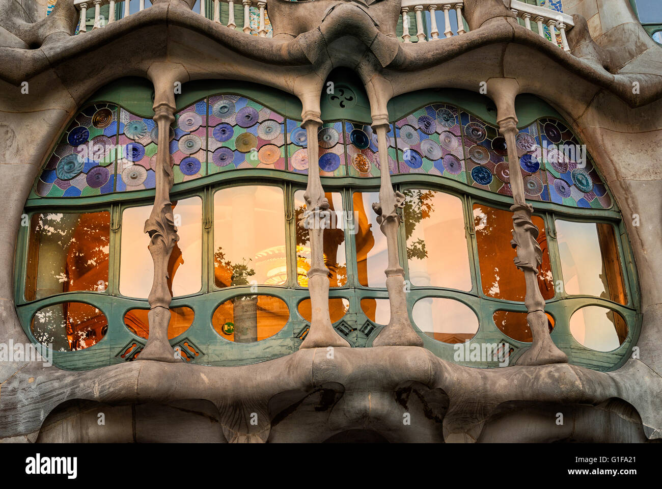 Casa Batllo Unesco Weltkulturerbe Barcelona Katalonien Spanien Stockfotografie Alamy 6863