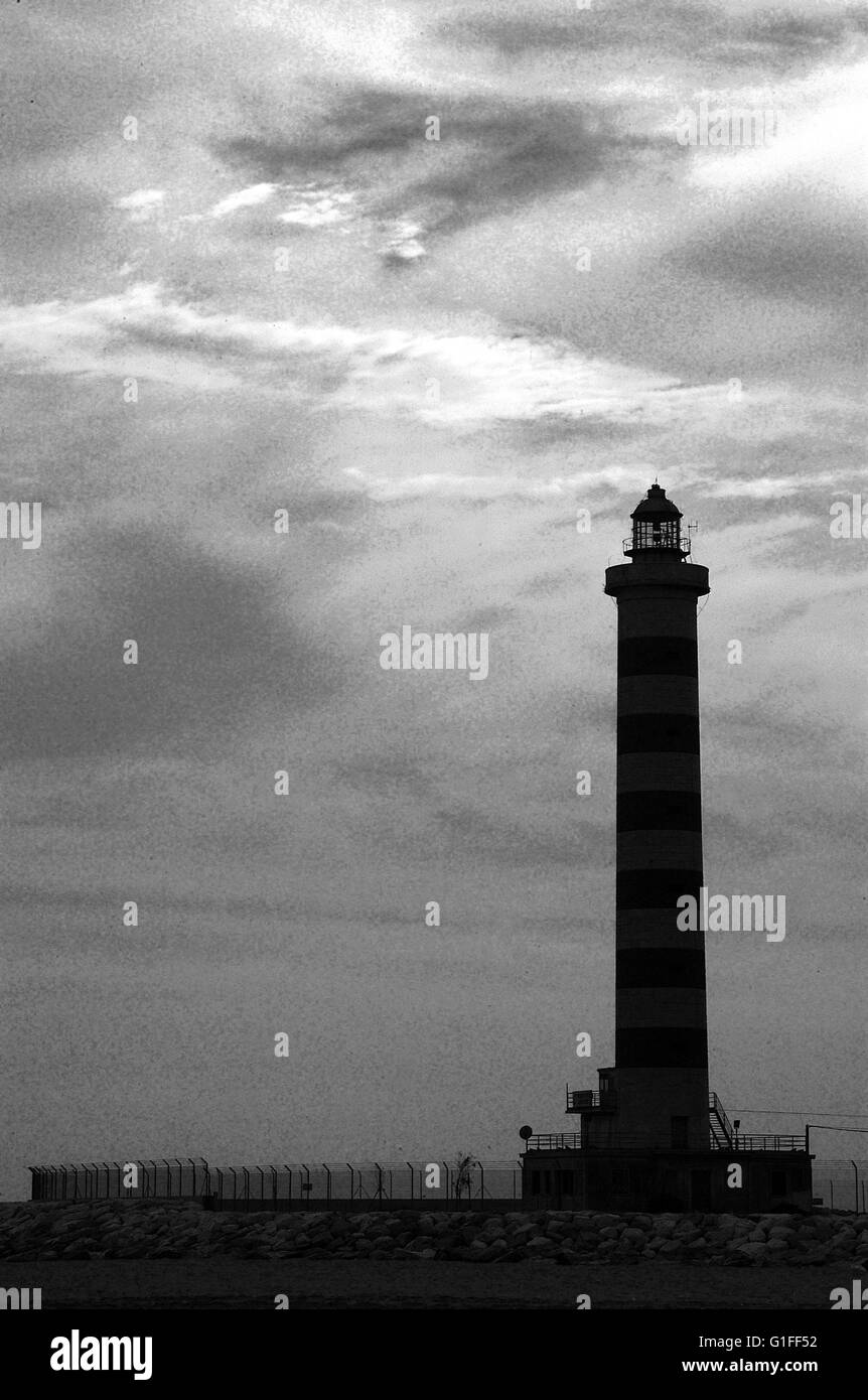 Leuchtturm Iesolo, Jesolo, Italien Stockfoto