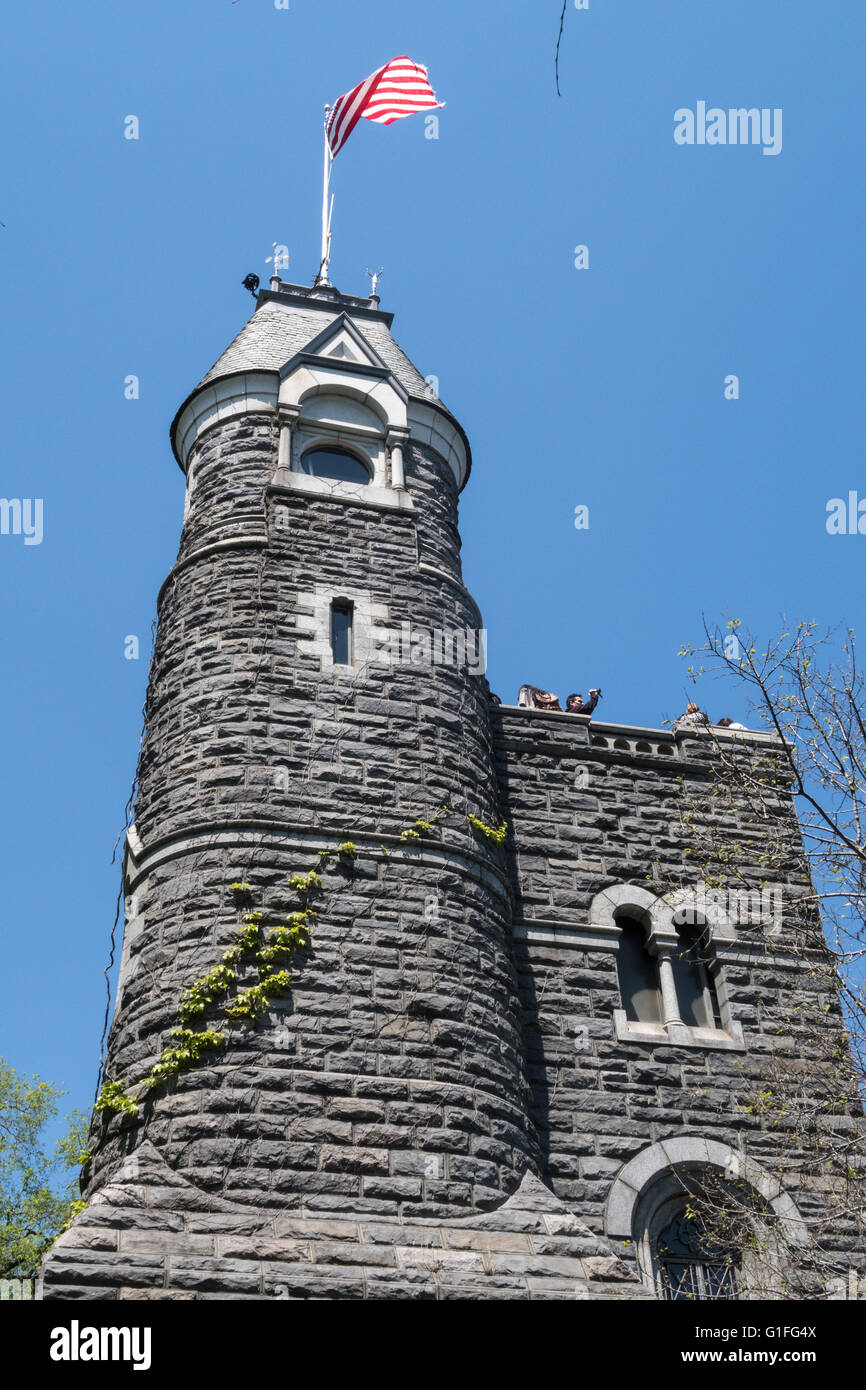 Schloss Belvedere, Central Park, New York Stockfoto