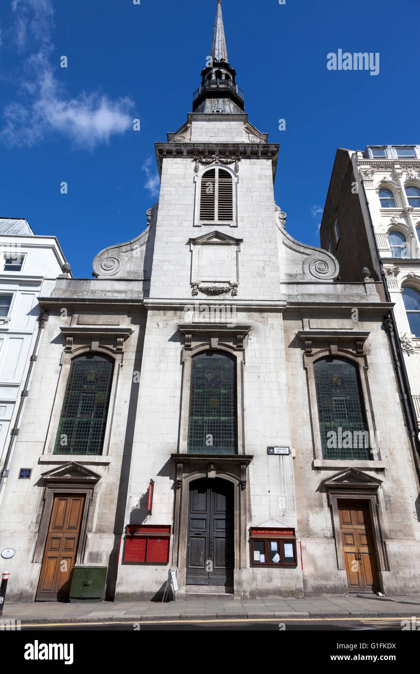Barocke St. Martin in Ludgate Kirche, London, UK Stockfoto