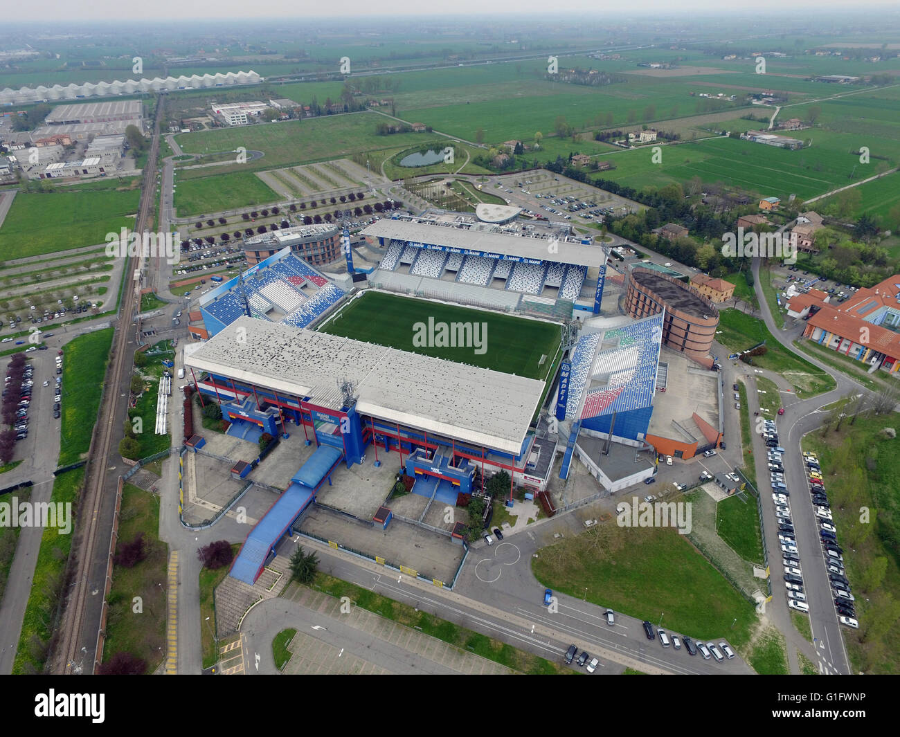 Mapei Fußballstadion in Reggio Emilia, Italien Stockfoto