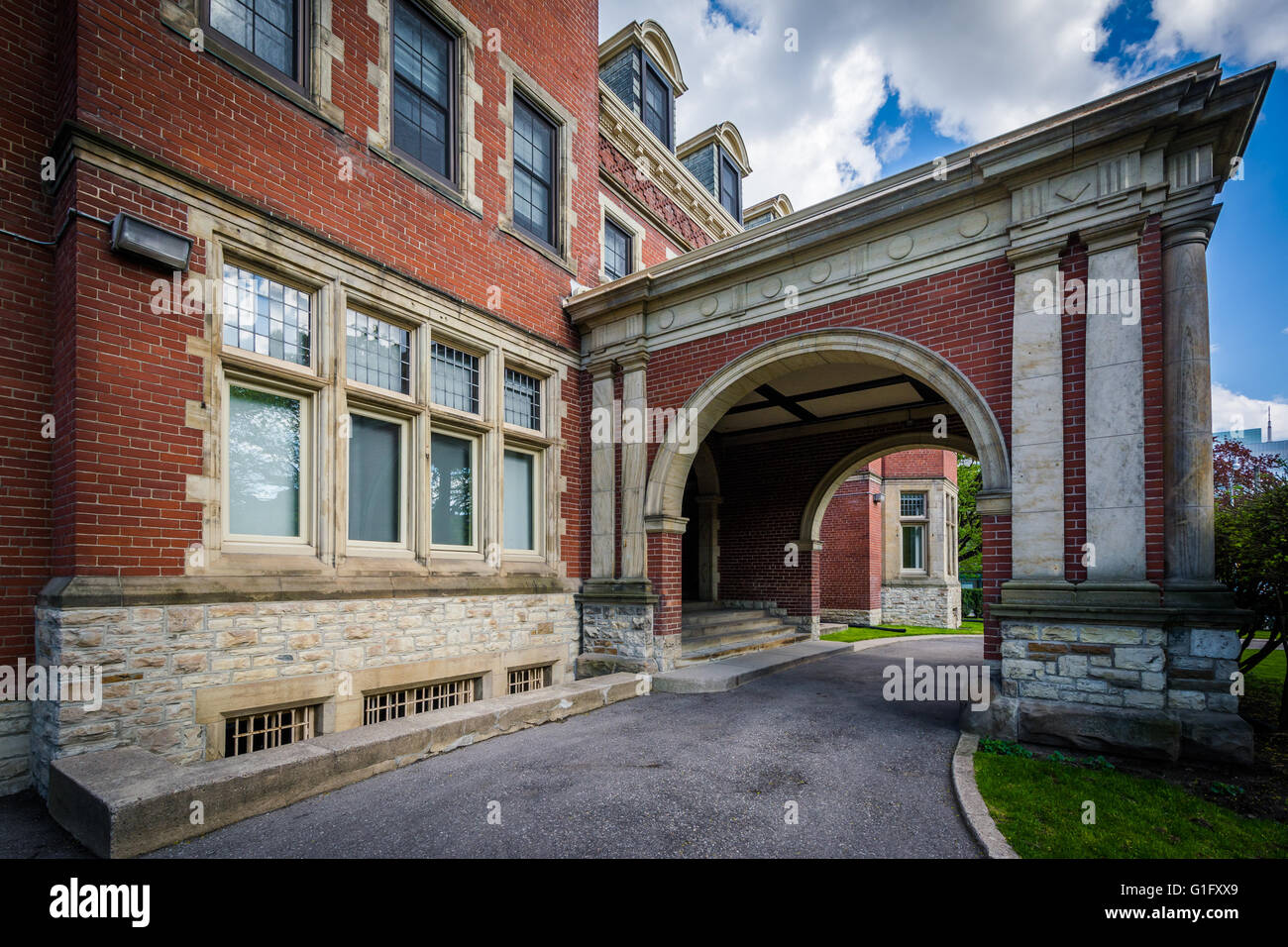Die Regis College Library an der University of Toronto in Toronto, Ontario. Stockfoto
