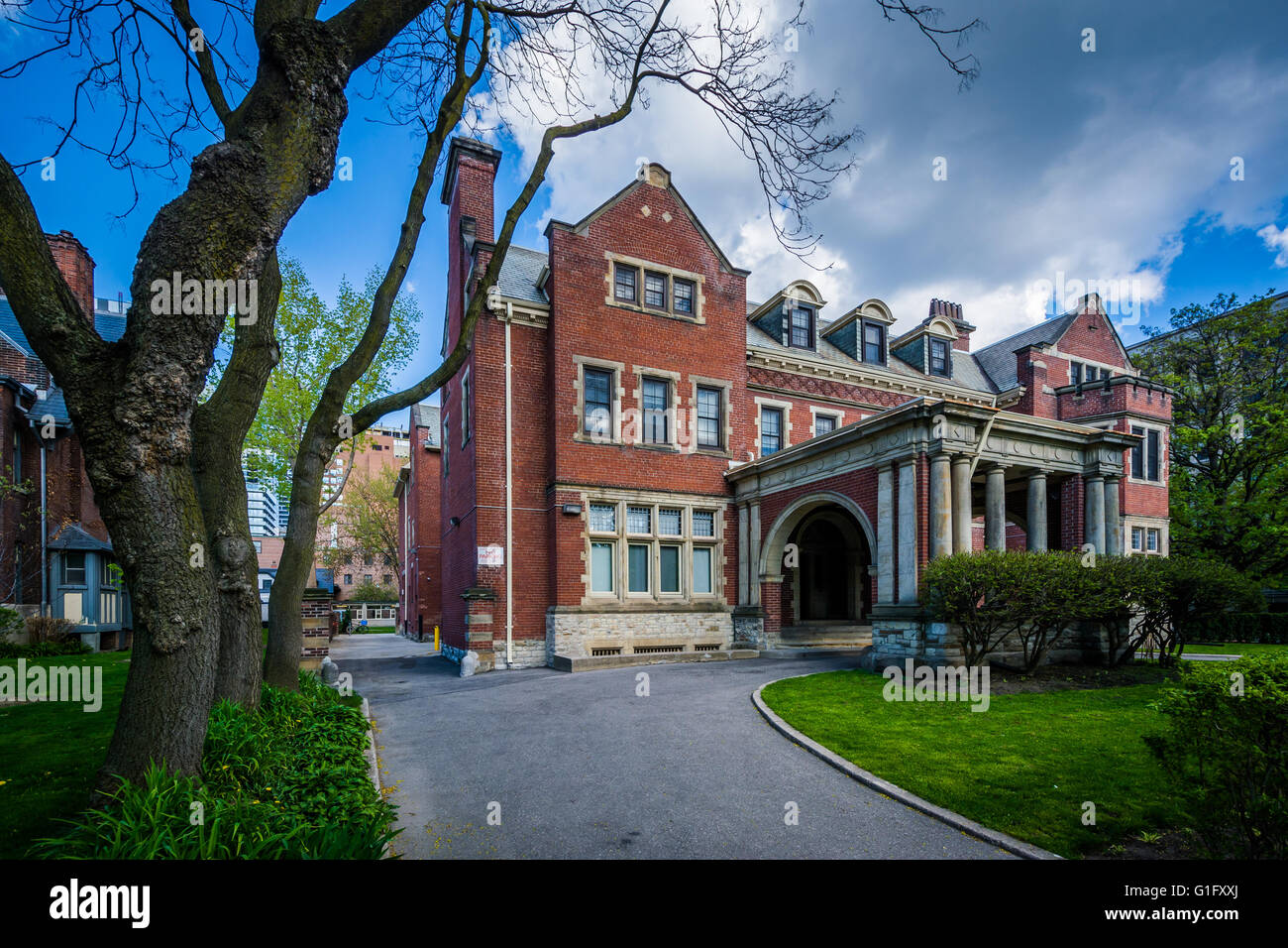Die Regis College Library an der University of Toronto in Toronto, Ontario. Stockfoto