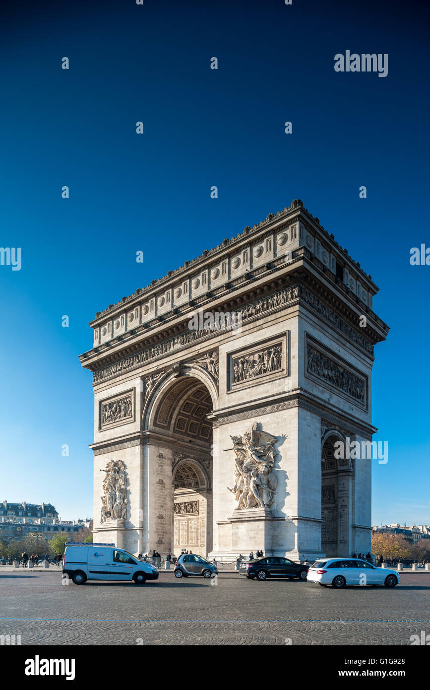 Frankreich, Paris, Arc de Triomphe de l ' Etoile Stockfoto