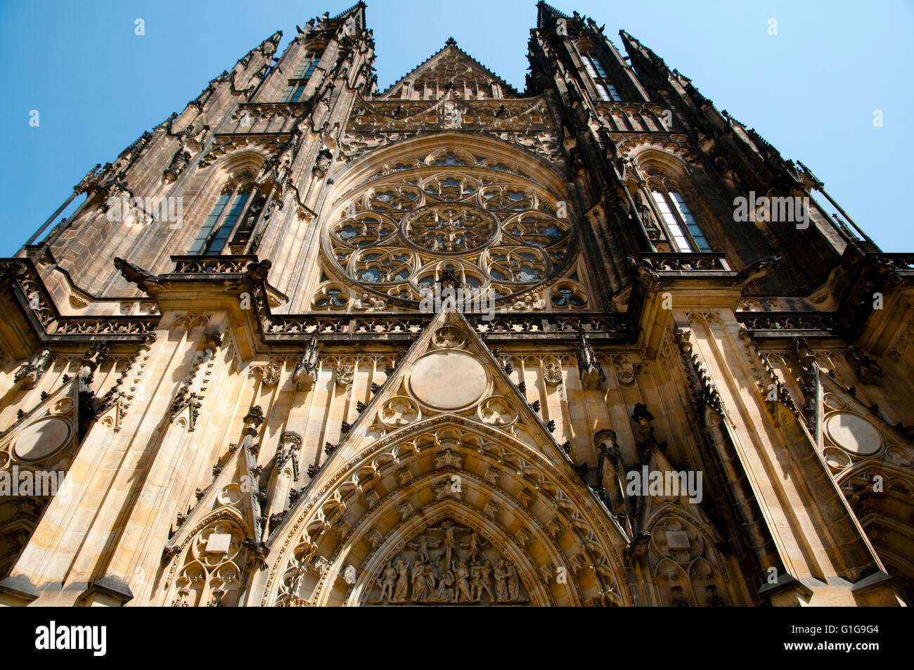 St-Veits-Dom - Prag - Tschechische Republik Stockfoto