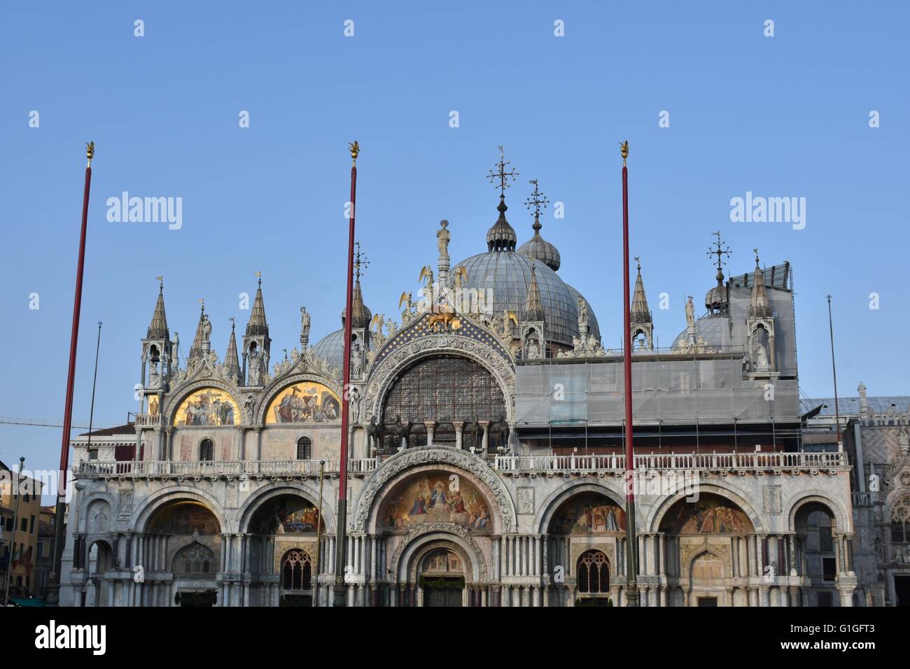 Die schöne Architektur und Design einer erstaunlichen Kathedrale in Florenz Italien Stockfoto