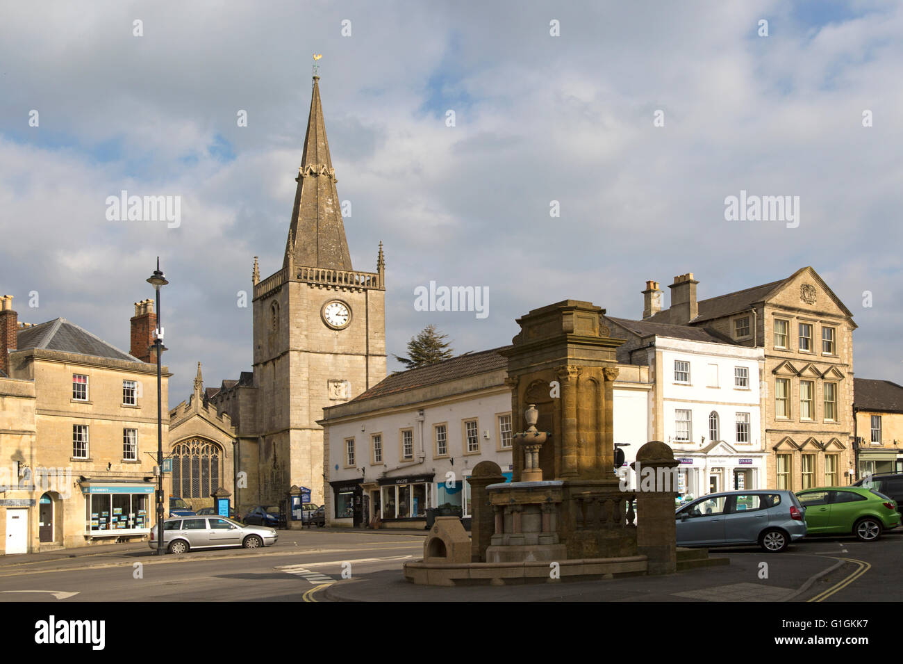 St.-Andreas-Kirche, Chippenham, Wiltshire, England, Vereinigtes Königreich Stockfoto