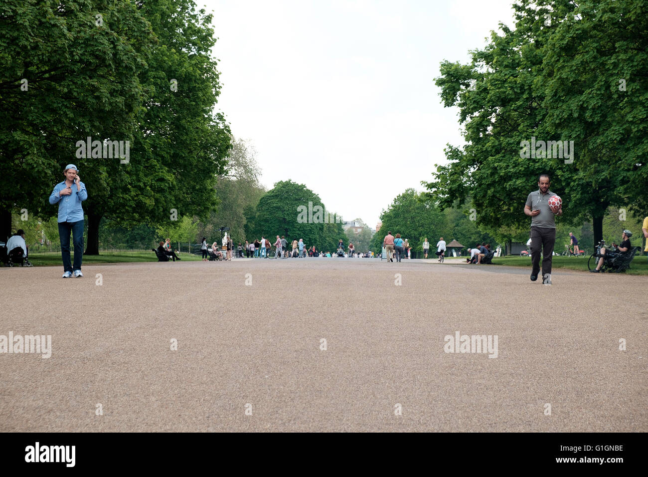 Der Breite Fuß, Kensington Gardens, Hyde Park, London Stockfoto