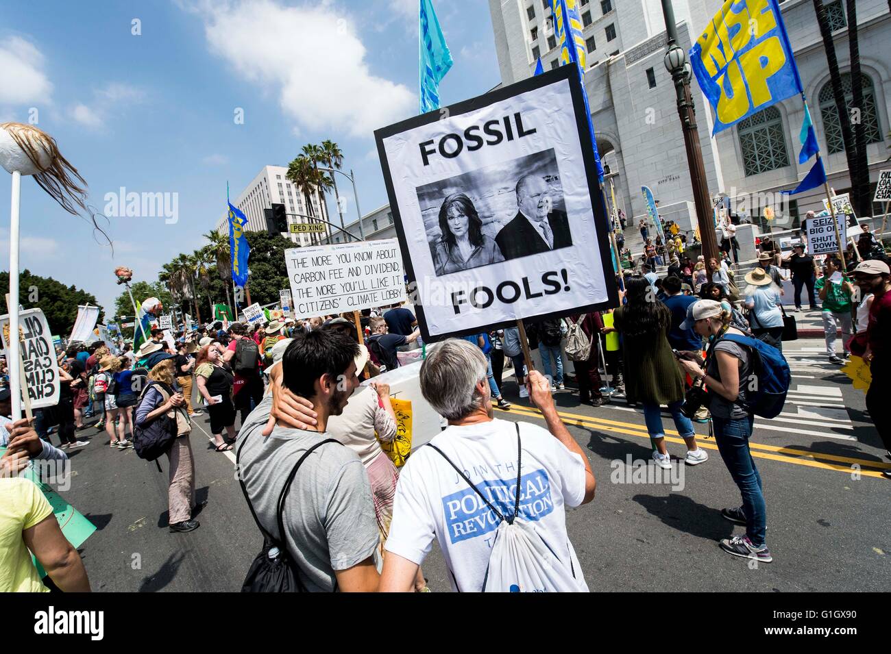 Los Angeles, Kalifornien, USA. 14. Mai 2016. Aktivisten Masse in der