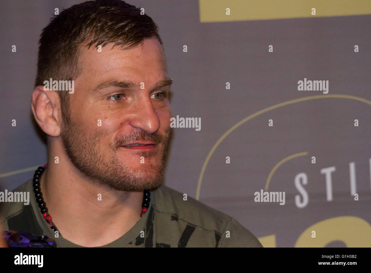 CURITIBA, PR - 14.05.2016: UFC 198 IN CURITIBA - Stipe Miocic, der neue Champion in der Schwergewichts-Kategorie, der UFC. (Foto: William Artigas / FotoArena) Stockfoto