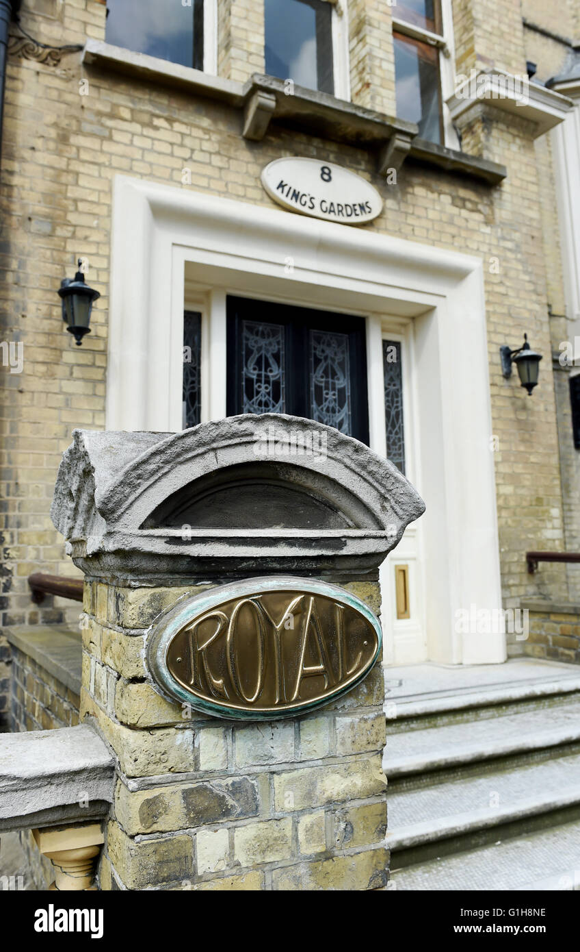 8 Könige Gärten Hove besuchte König Edward VII seines Freundes Sir Arthur Sassoon. Stockfoto