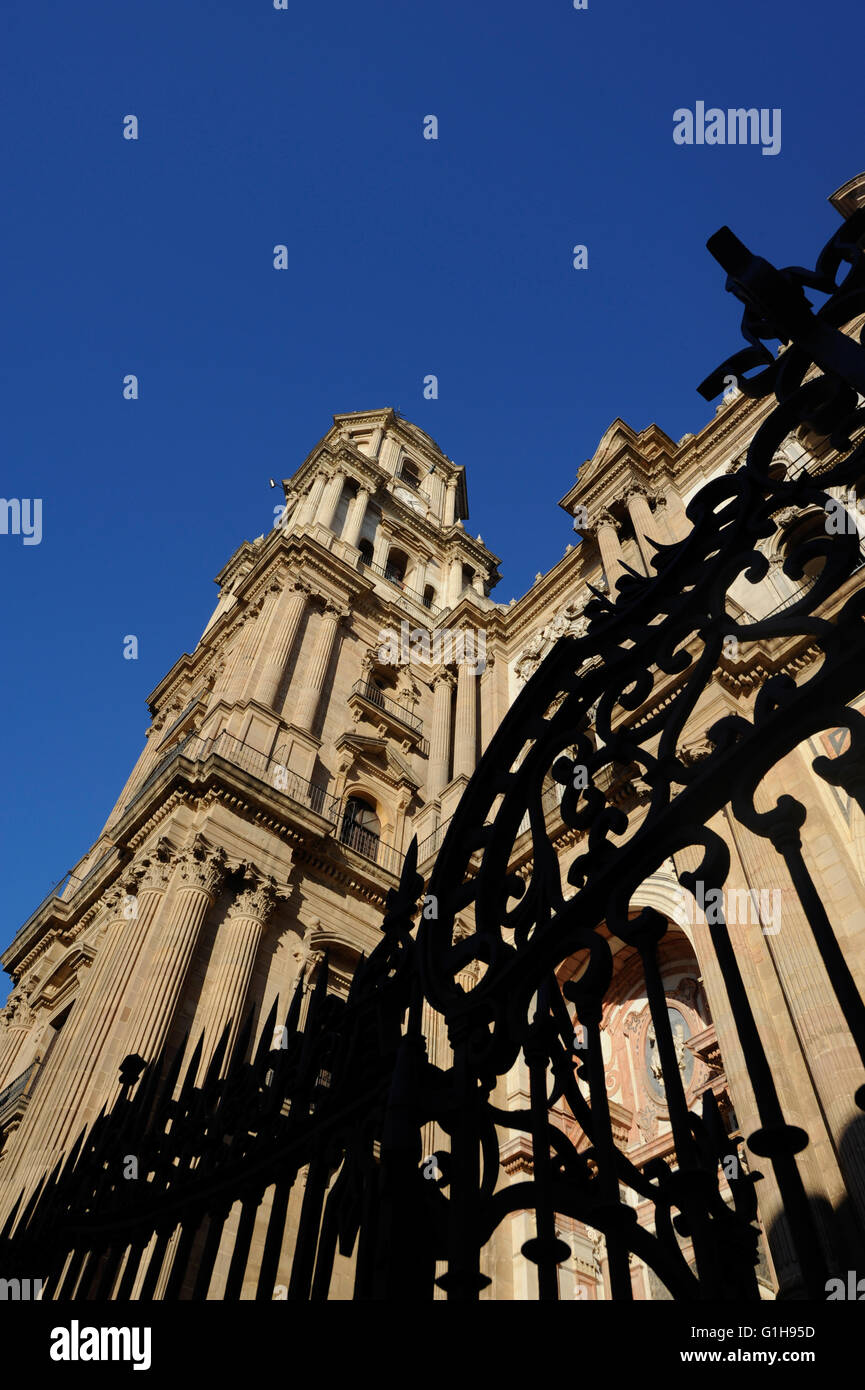 Kathedrale von Malaga Spanien Stockfoto