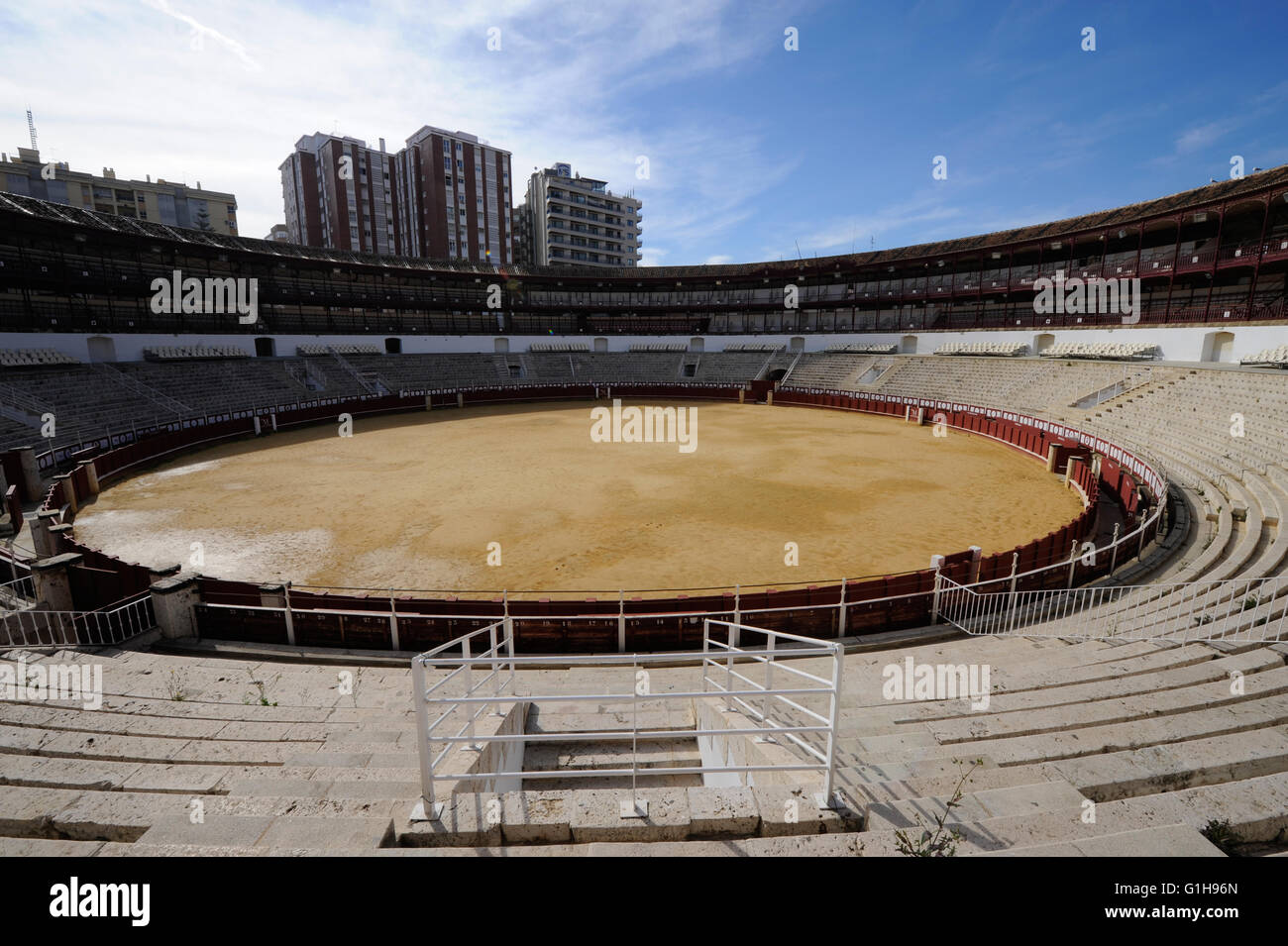 Stierkampfarena Plaza De Toros La Malagueta Malaga Spanien Stockfoto