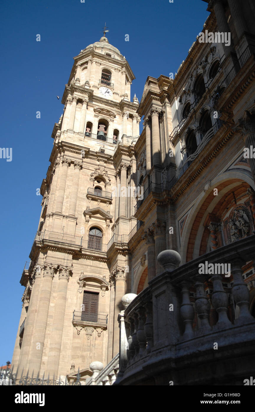 Kathedrale, Malaga, die Kathedrale von Malaga Stockfoto