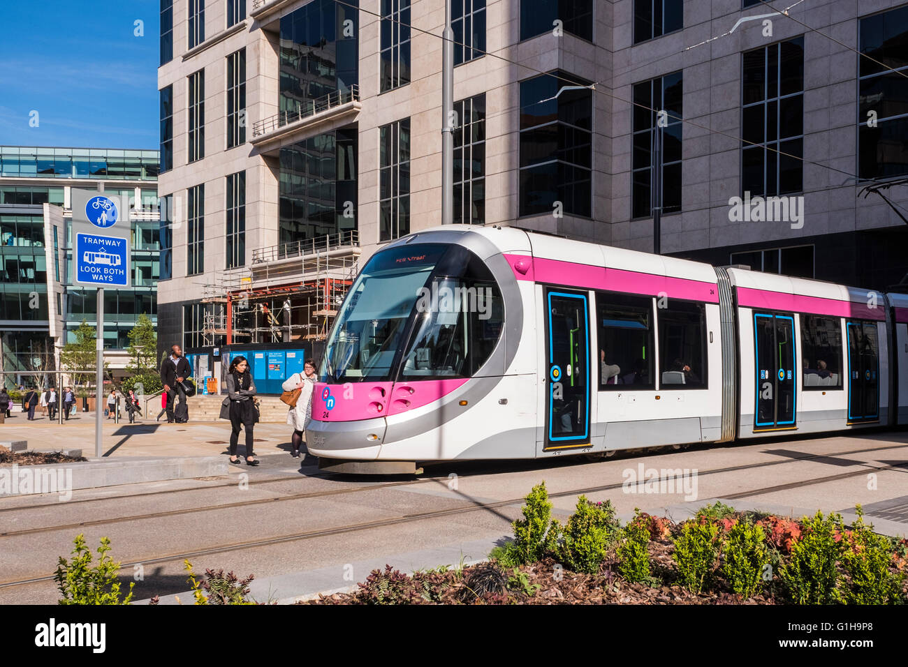 Midland Metro, Birmingham, West Midlands, England, Großbritannien Stockfoto