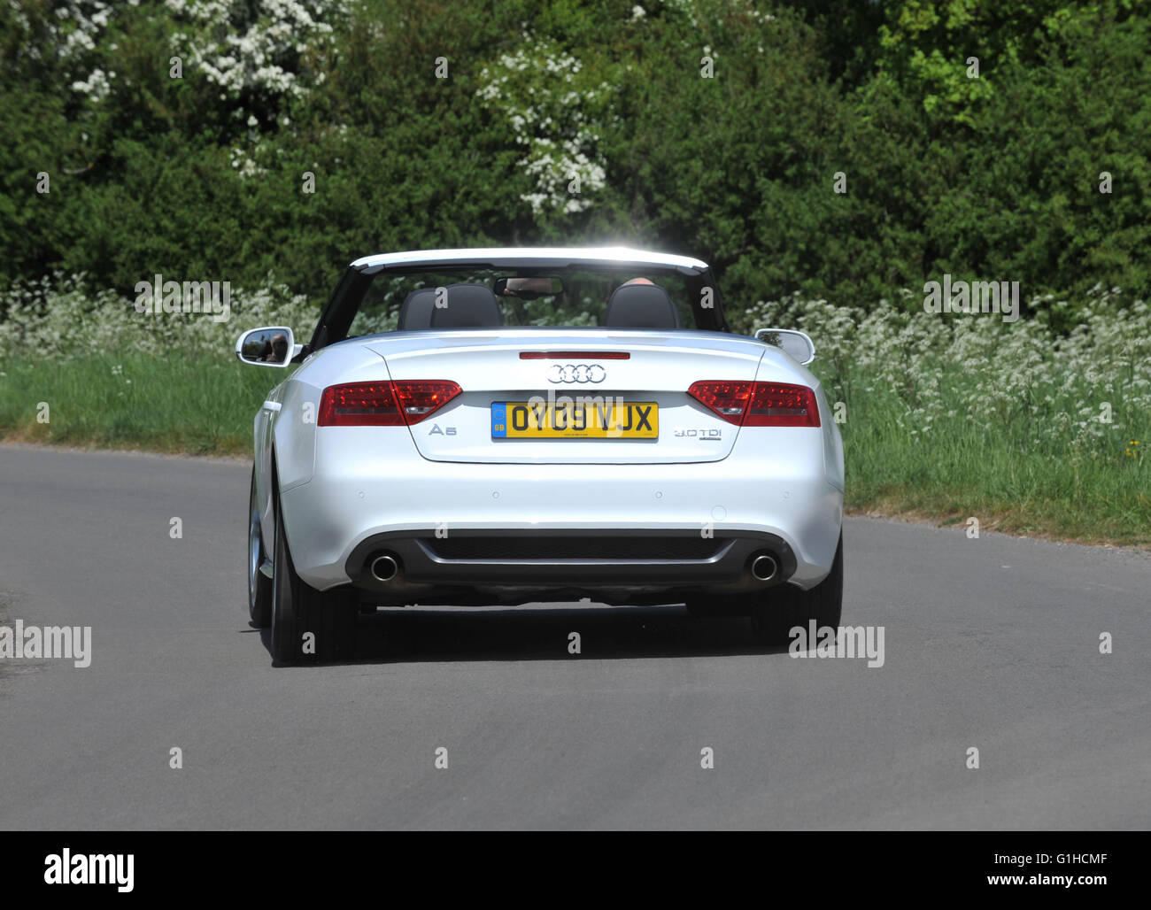 2009 Audi A5 Cabrio V6 TDi-diesel Stockfoto