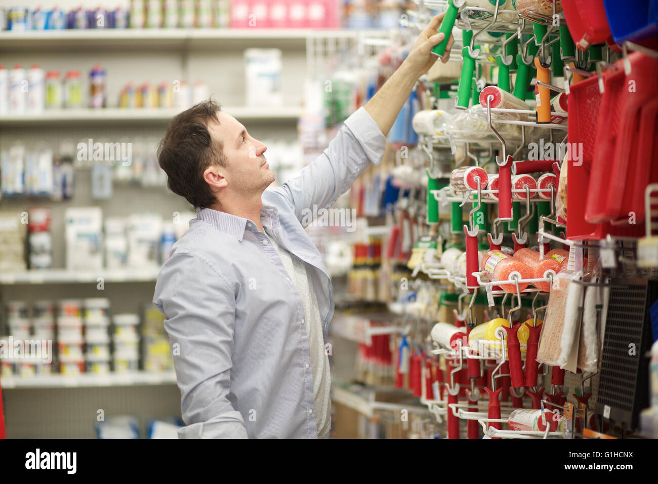 Baumarkt Stockfoto