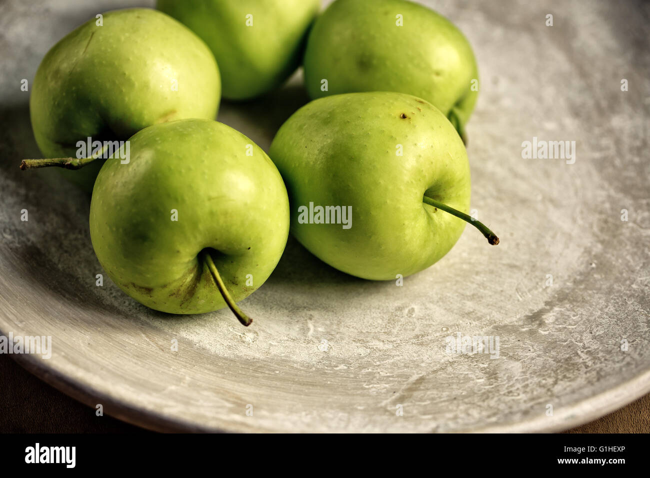 Apple-Stillleben Stockfoto