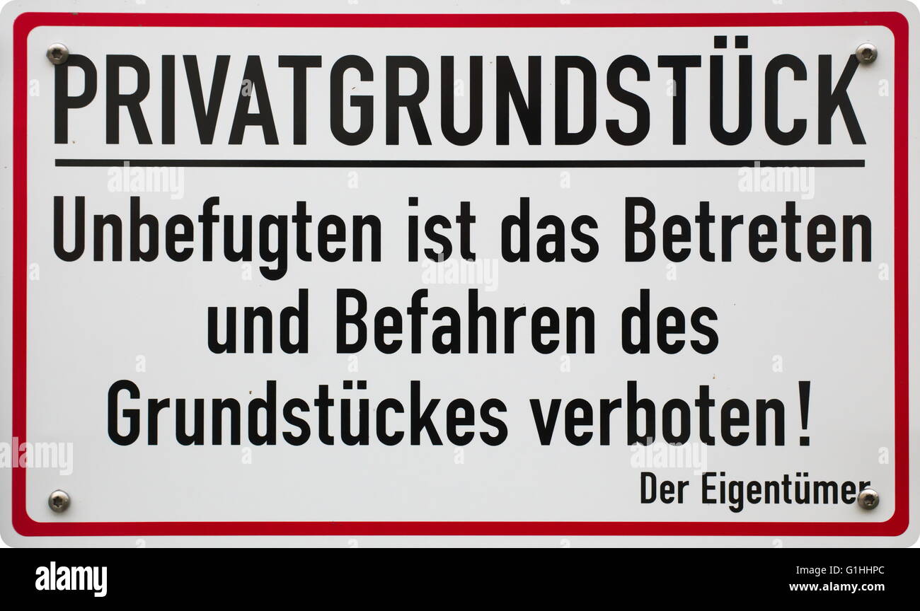 2 Stück 'Privates Eigentum – Kein Betreten' Schilder – 35x25 Cm, Reflektierend, Aluminium, Wasserdicht