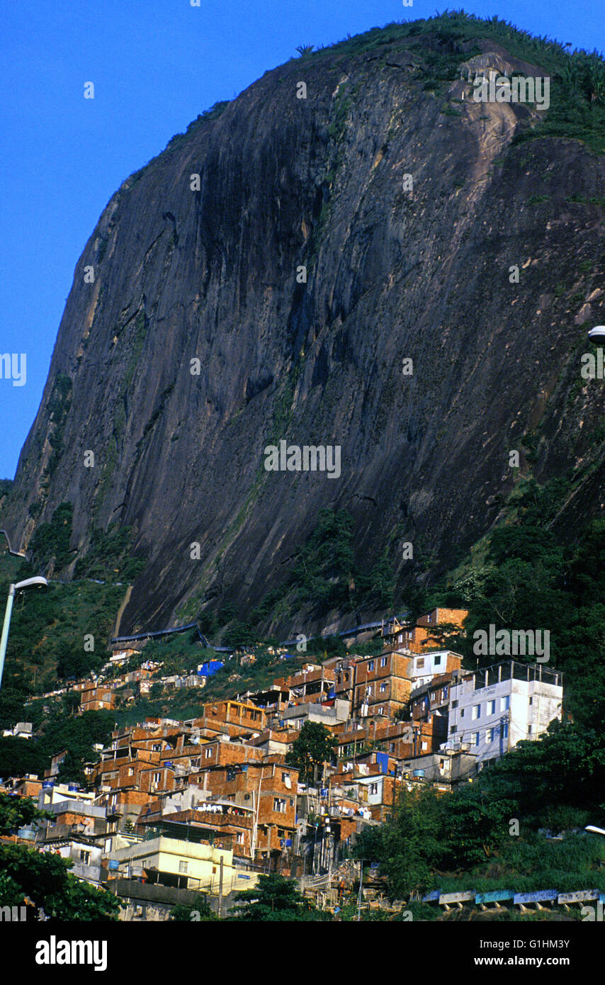 Rosinha Favela Rio De Janeiro Brasilien Stockfoto