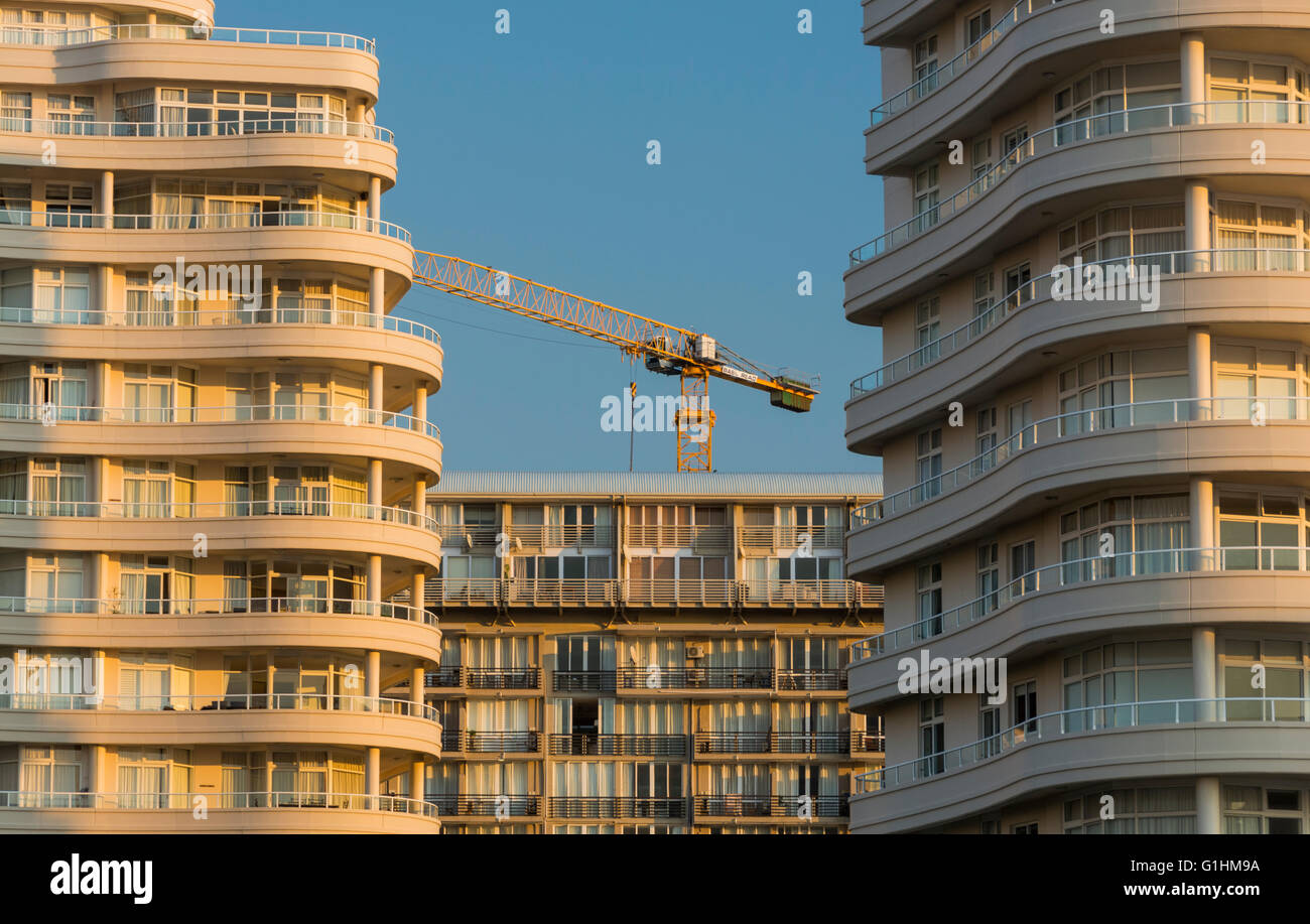 Bau von neuen Wohnungen in Durban, Südafrika Stockfoto